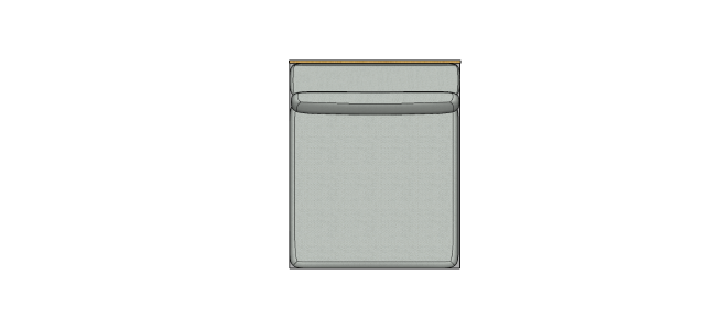 Módulo Sofá Paulistano Sem Braço - 1,14 X 1,39 X 0,70H