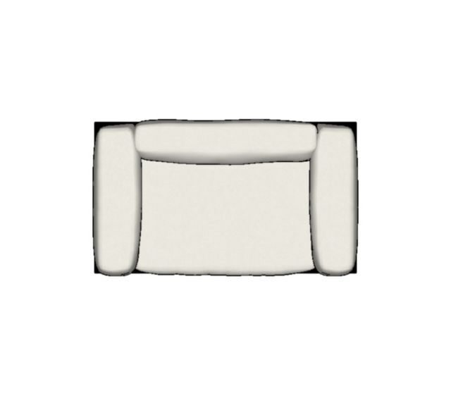 Modulo Sofá Platô Com 02 Braços E Sem Extensor - 1,69 X 0,92 X 0,72H