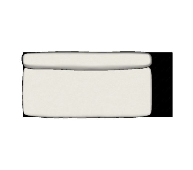 Modulo Sofá Platô Sem Braços E Com Extensor Lado Dir. 45Cm - 2,25 X 0,92 X 0,72H