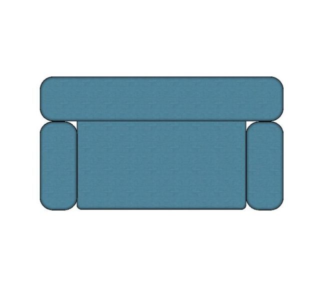 Modulo Sofá Joy Completo - SJ165 1,65 X 0,90 X 0,69H