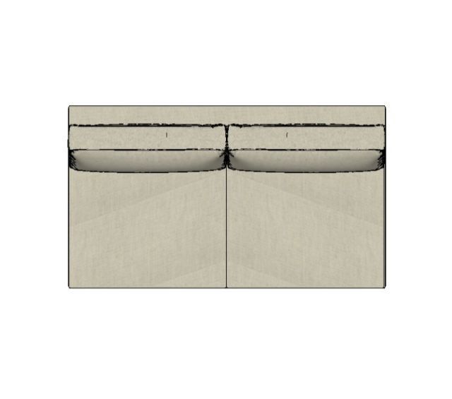 Sofá Aston 1,60M Sem Braço - 2119 1,60 X 0,92 X 0,88H